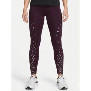 Nike Power Epic Lux Flash Running Tights Womens Medium Reflective 914766-652